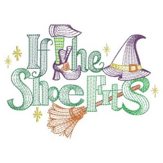 Picture of If The Shoe Fits Machine Embroidery Design