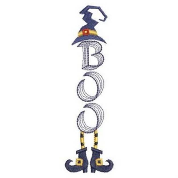 Picture of Boo Witch Machine Embroidery Design