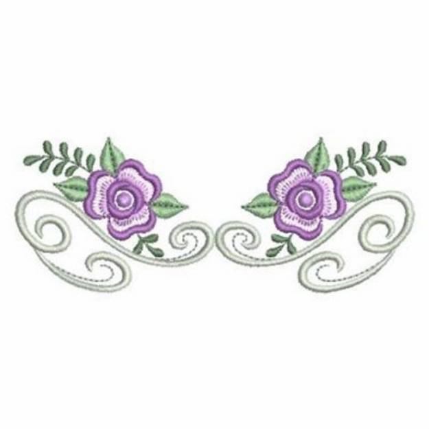 Picture of Heirloom Roses Machine Embroidery Design