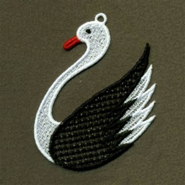 Picture of Swan FSL Machine Embroidery Design