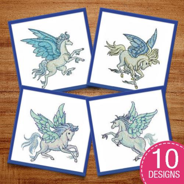 Picture of Pegasus Embroidery Design Pack
