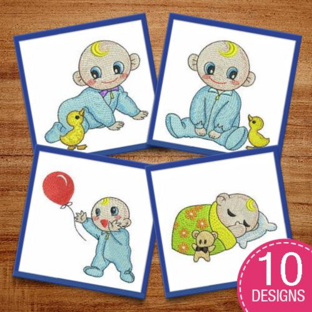 Picture of It's a boy Embroidery Design Pack