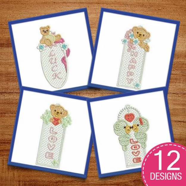 Picture of FSL Bookmarks Embroidery Design Pack