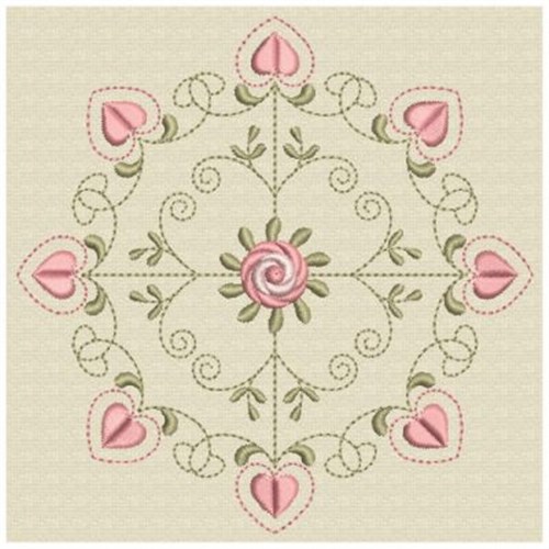 Rose Design Machine Embroidery Design