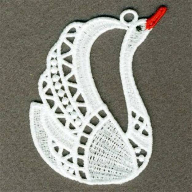 Picture of FSL Fancy Swan Machine Embroidery Design