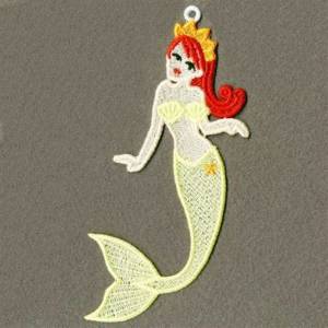 Picture of FSL Mermaid Princess Machine Embroidery Design