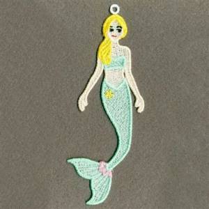 Picture of FSL Starfish Mermaid Machine Embroidery Design