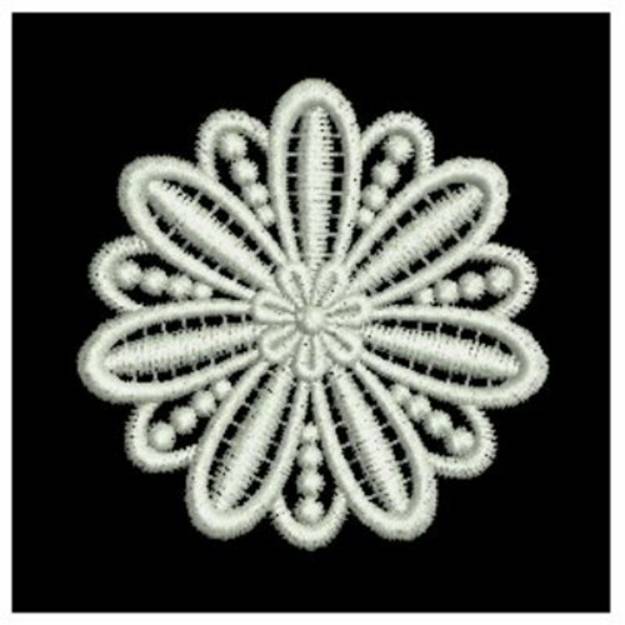 Picture of FSL Simple Flowers Machine Embroidery Design