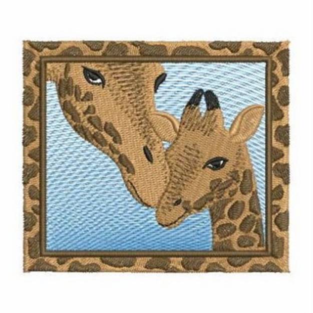 Picture of Wild Giraffe Machine Embroidery Design