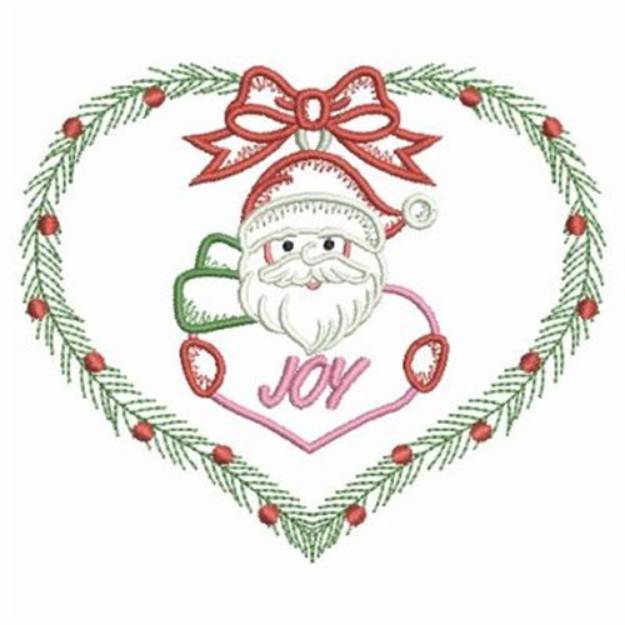 Picture of Joy Christmas Ornament Machine Embroidery Design