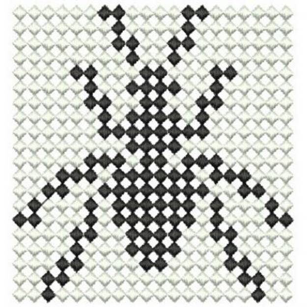 Picture of Mosaic Bug Machine Embroidery Design