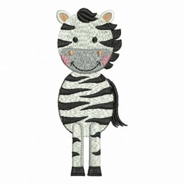 Picture of African Zebra Machine Embroidery Design