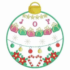 Picture of Joyful Christmas Machine Embroidery Design