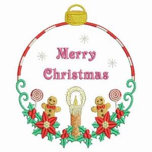 Picture of Joyful Christmas Machine Embroidery Design