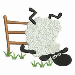 Picture of Cute Sheep Machine Embroidery Design
