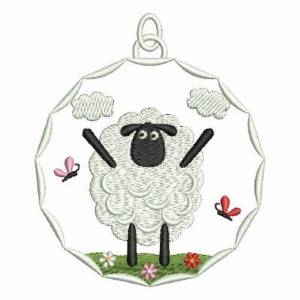 Picture of Cute Sheep Machine Embroidery Design
