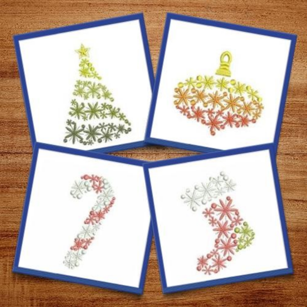 Picture of Fancy Christmas Embroidery Design Pack