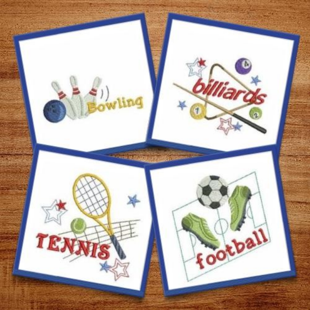 Picture of Sports Embroidery Design Pack