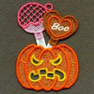 FSL Pumpkin Halloween Hanger Machine Embroidery Design