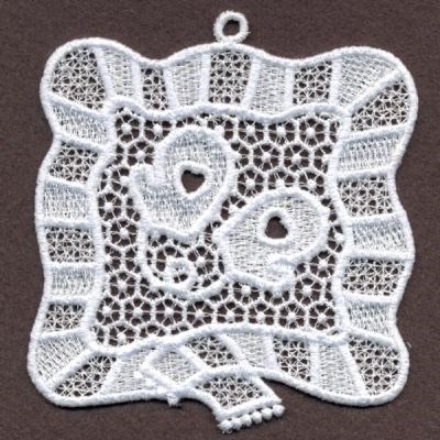 FSL Glove White Christmas Machine Embroidery Design