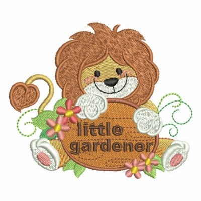 Little Gardener Machine Embroidery Design