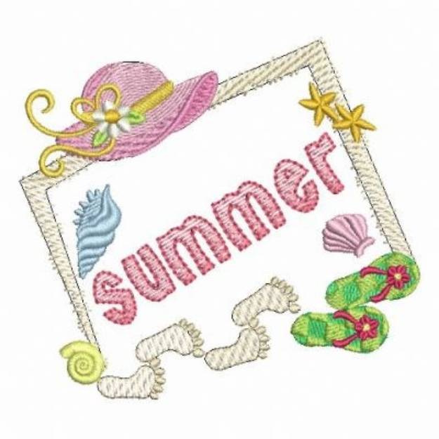 Picture of Summer Clothes Machine Embroidery Design
