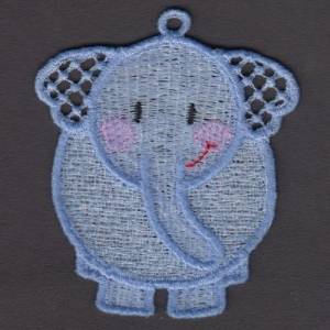 Picture of FSL Elephant Machine Embroidery Design
