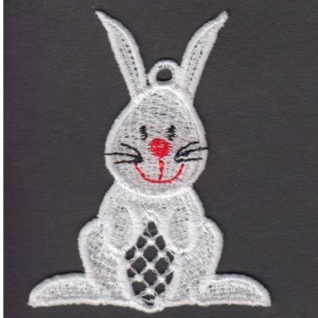 Picture of FSL Rabbit Machine Embroidery Design