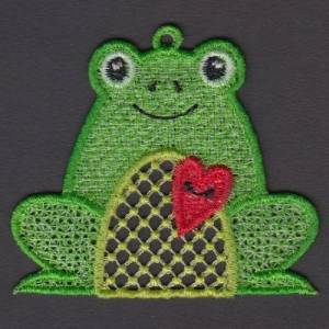 Picture of FSL Frog Machine Embroidery Design