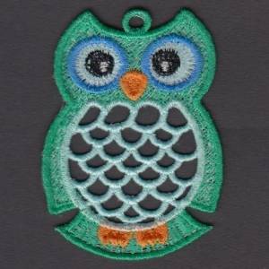 Picture of FSL Owl Machine Embroidery Design