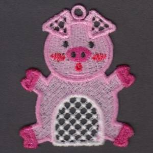 Picture of FSL Pig Machine Embroidery Design