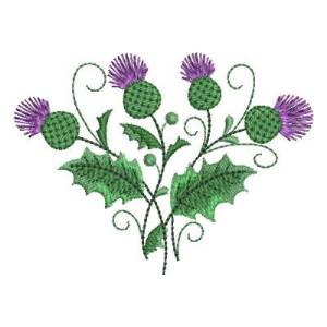 Picture of Scotland Thistle Machine Embroidery Design