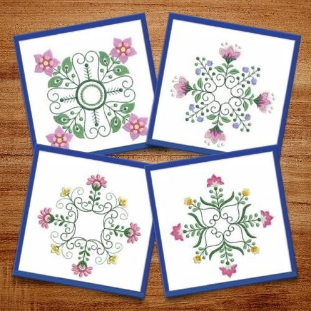 Picture of Decorative Spring Quilt Embroidery Design Pack