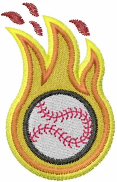 Picture of Flaming Baseball