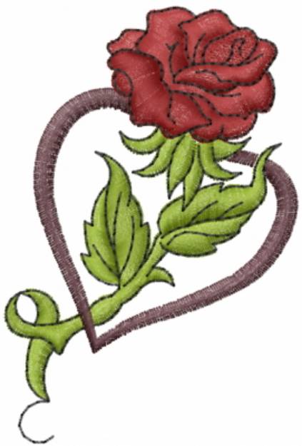 Picture of Rose and Heart
