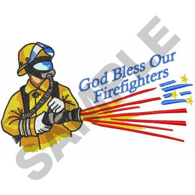 Picture of GOD BLESS FIREFIGHTERS