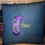 Picture of Tuba Machine Embroidery Design