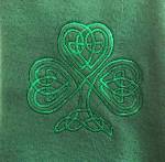 Picture of Knot Shamrock Machine Embroidery Design