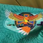Picture of Native American eagle Machine Embroidery Design