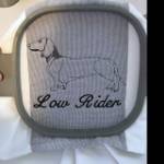 Picture of Dachshund Outline Machine Embroidery Design