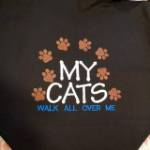 Picture of My Cats Walk Machine Embroidery Design