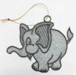 Picture of FSL  Elephant Ornament Machine Embroidery Design