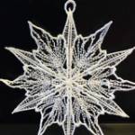 Picture of Snow Flake Ornament Machine Embroidery Design