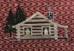 Picture of Log Cabin Machine Embroidery Design