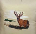 Picture of Whitetail Deer Scene Machine Embroidery Design