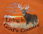 Picture of Living in Gods Country Machine Embroidery Design