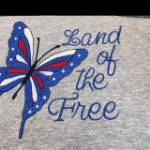 Picture of Land Of The Free Machine Embroidery Design