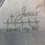Picture of Jesus My Saviour Machine Embroidery Design