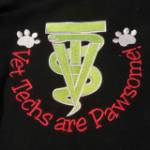 Picture of Vet Techs Pawsome Machine Embroidery Design