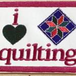 Picture of I Love Quilting/Square Machine Embroidery Design